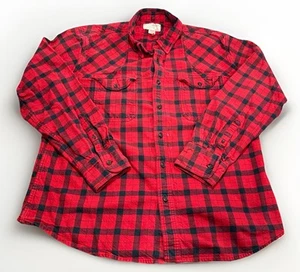 Filson Alaskan Guide Flanellhemd Herren XXL rot kariert Knopfleiste Wandern Outdoor - Bild 1 von 8