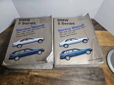 Bentley BMW Serie 5 E39 Manual de Servicio 1997-2002, 2 Volúmenes, Buen Estado Foto 1 de 4