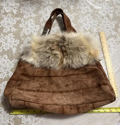 Bolso vintage de gamuza de cuero con PIEL RENATO ANGI VENEZIA ver fotos Foto 1 de 4