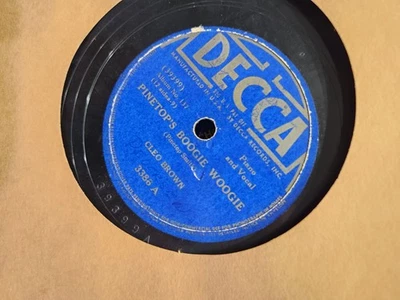 DECCA  78rpm single "Pinetop's Boogie Woogie"/"Boogie Woogie Stomp" Foto 1 de 2