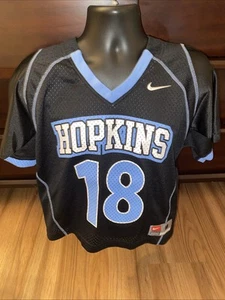 Vtg Johns Hopkins Blue Jays Nike Team Lacrosse Jersey Medium Mesh #18 - Picture 1 of 8