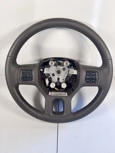 2013-2018 Dodge Ram 1500 2500 Big Horn Heated Steering Wheel BROWN - Picture 1 of 7