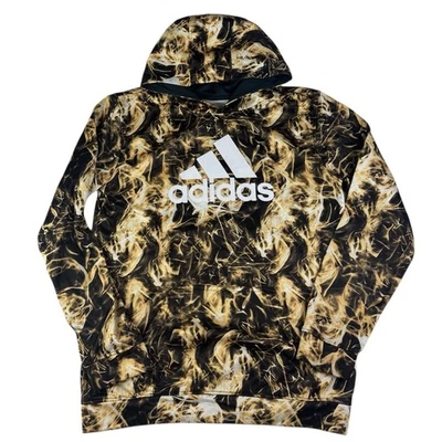 Adidas Llamas Doradas Camufladas Niños Sudadera con Capucha Pullover XL Llamas Dorado Sudadera Foto 1 de 4