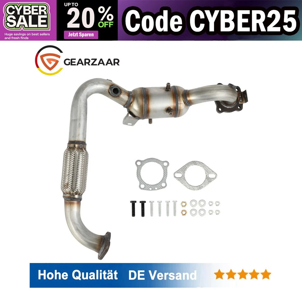 Kit Catalizzatore Ricambio per Ford C-Max II Van 1843288 1929807 1930046 1770958 - Immagine 1 di 4