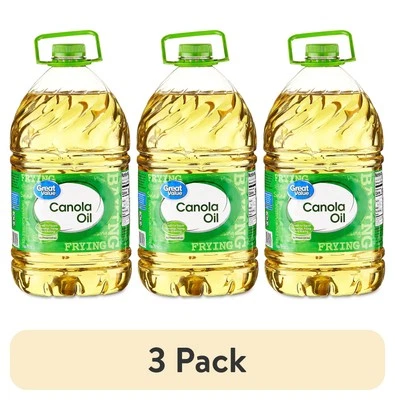 (3 pack) Great Value Canola Oil, 1 gal - Image 1 of 4