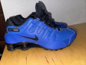 Nike Shoes - 2014 Shox NZ Hyper Cobalt Royal Blue Black - Sz 9.5 Mens - Picture 1 of 11
