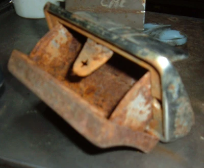 1961-1964 Ford Galaxie 500 Marauder Seat Back Ash Tray ROUGH - Image 1 of 2