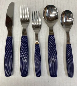 Wave Cobalt Blue di Yamszaki Japan 5 pezzi set posto fuori produzione  - Foto 1 di 3