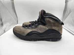 Größe 12 - Air Jordan 10 Retro 2018 Shadow Grey Black Suede Leather (310805-002) - Bild 1 von 8