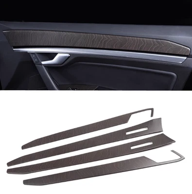 Персиковое дерево зернистость внутренней двери панели декор крышка отделки для Volkswagen Touareg 19-25 - Изображение 1 из 4