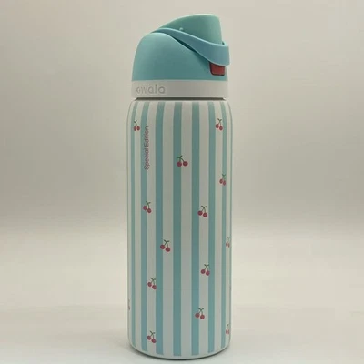 Owala FreeSip Cherry 24 oz Limited Edition Water Bottle New