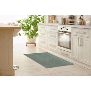 DOTS ABSTRACT SAGE Kitchen Mat By Kavka Designs Sage, Green 3' x 5' - Picture 1 of 5