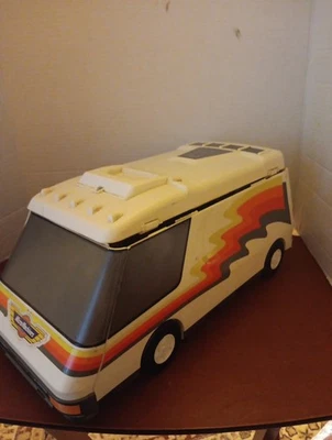 Casa rodante Micro Machines Super Van City Camper de colección juego desplegable 1991 Galoob Foto 1 de 4