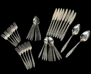 39-teiliges Set Supreme Besteck Edelstahl Japan MCM Ozean Struktur Gabeln Löffel Messer - Bild 1 von 12