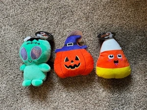 3x Thrills And Chills Dog Toy With Squeaker Halloween themes benefits charity - Picture 1 of 1
