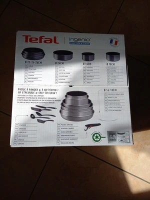 Tefal Ingenio Easy Cook &Clean 14 Pièces Gris Neuf - Image 1 of 4