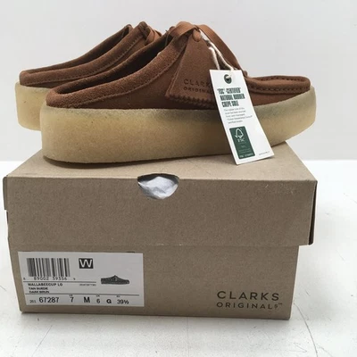Clarks Originals Wallabeecup, Lo, gamuza tostada, para mujer, 7M, nuevo en caja Foto 1 de 4
