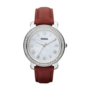 Fossil ES3190 Emma Damenuhr Quarz Leder Analog - Bild 1 von 3