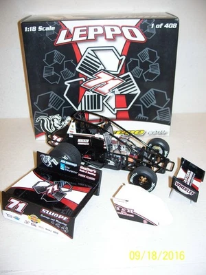 #71 BRIAN LEPPO  "2008 ARMOR ALL"  1/18 R&R WOO SPRINT CAR - Image 1 of 2