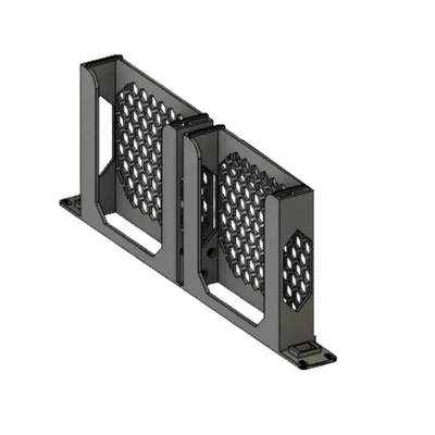 1U 19-Inch Rack Mount Bracket for HP EliteDesk & ProDesk SFF PCs – Single/Dual - Image 1 of 4