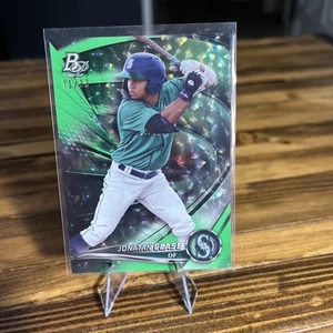 Bowman 2022 Platinum Green Ice Jonathon Chase 71/99 - Foto 1 di 3