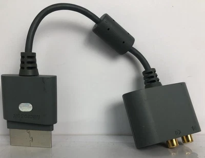 Microsoft Xbox 360 Audio Adapter RCA / Optic Out Audio Video Cable - Image 1 of 3