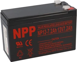 NPP Batería de Plomo AGM NP12-7.2 12V 7,2Ah Completo, 7Ah 7,5Ah 8Ah 9Ah - Imagen 1 de 8