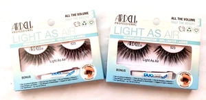 2 packs - Ardell New False Eyelashes Light As Air 523 Black Less Weight Falsies - Picture 1 of 1