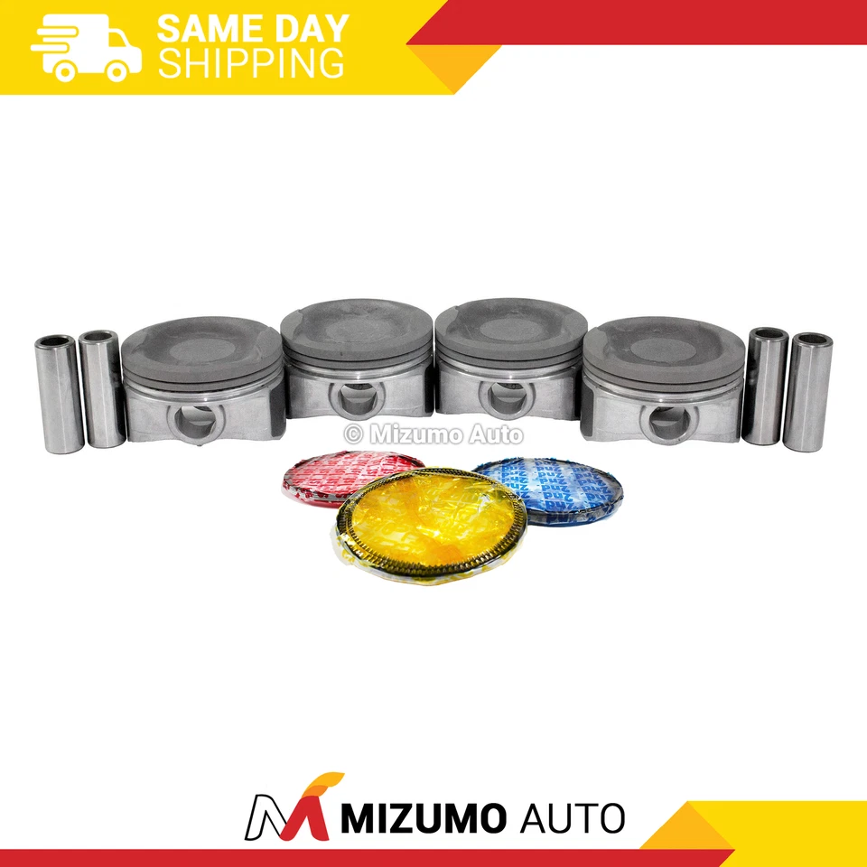 Pistões com anéis compatíveis com 12-19 Toyota Prius 1.5L L4 DOHC 16v - Imagem 1 de 4