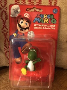 Nintendo Super Mario Bros. Yoshi 2" Action Figure Keychain Collection - NEW 2009 - Picture 1 of 6