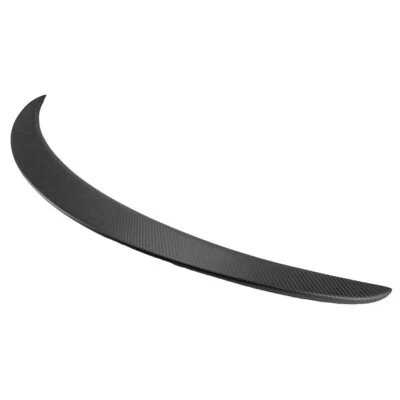 For 2014-2017 Benz C-Class W205 Matte Real Carbon Fiber Rear Spoiler Wing - Image 1 of 4