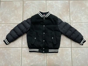 MONCLER Giubbotto Mahali Down Bomber Jacket KIDS sz 8A YOUTH Coat AUTHENTICATED - Picture 1 of 17