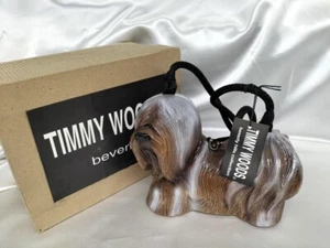Timmy Woods Wooden dog shoulder crossbody bag - Picture 1 of 7