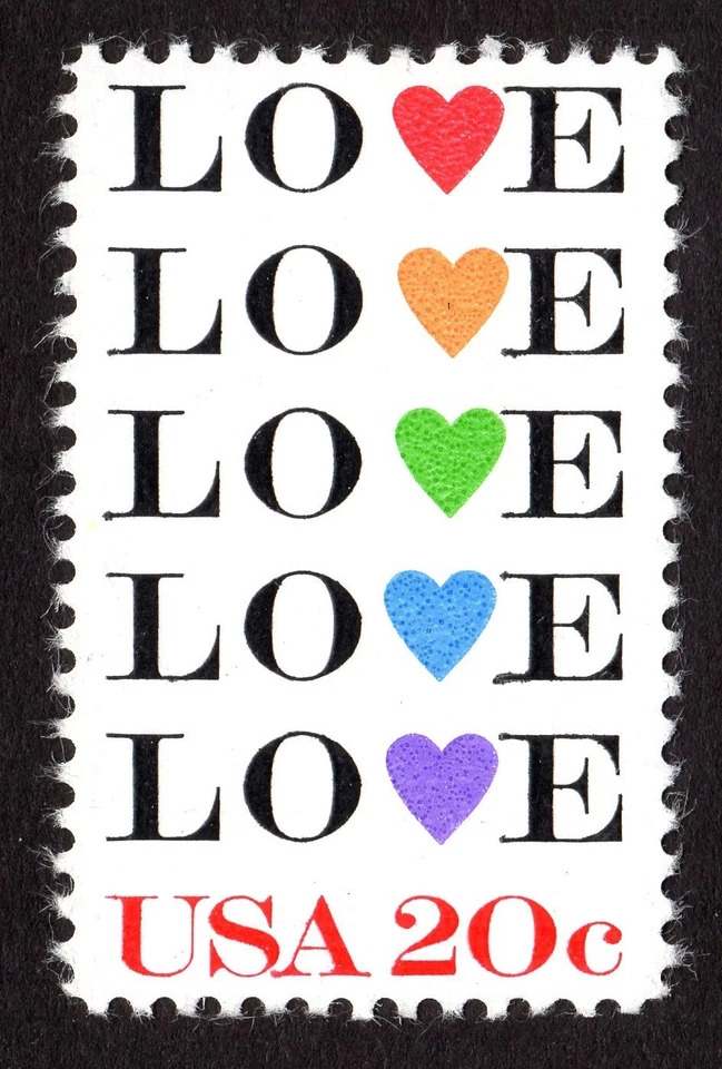 Scott #2072 Love Hearts Single Stamp - MNH - Image 1 of 1