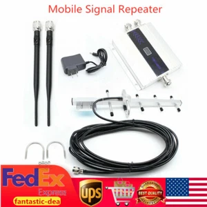 GSM 900MHz Mobile Cell Phone Signal Booster Amplifier Repeater Antenna for Home - Picture 1 of 12