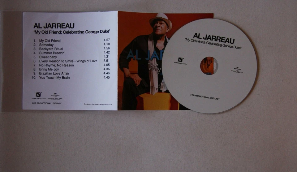 Al Jarreau My Old Friend: Celebrating George Duke EU Adv CD-Acetate 2014 Jazz - Bild 1 von 1