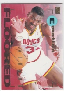 1994-95 Skybox Hakeem Olajuwon Rockets Emotion Floored #38 - Picture 1 of 2