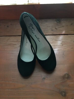 Zapatos de salón Bettye’s by Bettye Muller Moon de gamuza negros formales talla 7,5 fabulosos A++ Foto 1 de 4