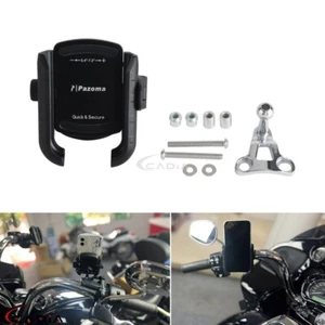 Soporte de manillar para teléfono celular Harley FLTR Road Glide CVO Touring '15-'23 - Imagen 1 de 12