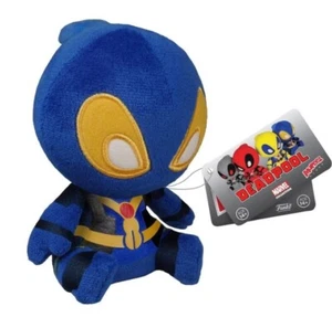 NWT Blue Deadpool Plush 5" Mopeez Yellow - 2015 X Men Marvel Funko XMen Hero - Picture 1 of 1