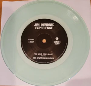 Jimi Hendrix " Wind Cries Mary "  b/w "Highway  "  CLEAR  VINYL  picture sleeve - Picture 1 of 4