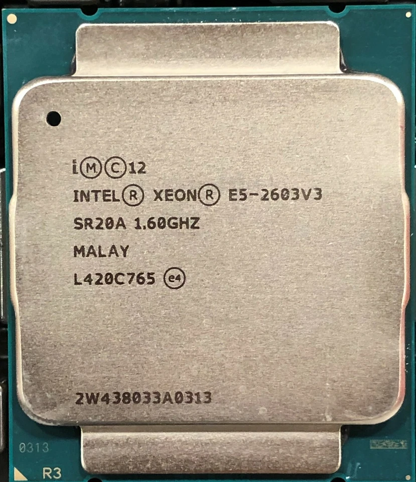 Intel CM8064401844200 SR20A Xeon Processor E5-2603 v3 15M Cache, 1.60 GHz TESTED - Image 1 of 1