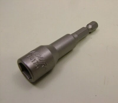 KREATOR Nut socket driver tek tech screw 10mm Magnetic, 65mm long, 1/4" hex shank