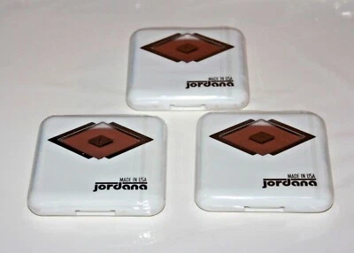 Lote de 3 selados em pó facial prensado Jordana #14 castanha  - Imagem 1 de 2