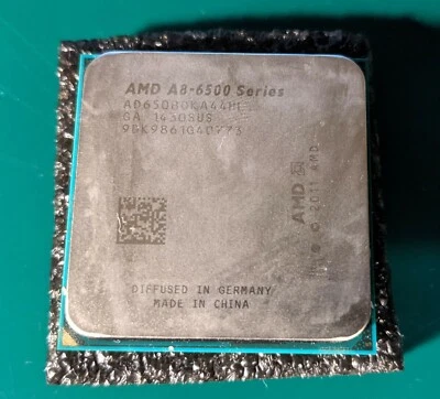 AMD A8-6500 SERIES 3.5GHz QUAD-CORE  Processor  A8-6500B W/ RADEON HD Graphics - Image 1 of 2