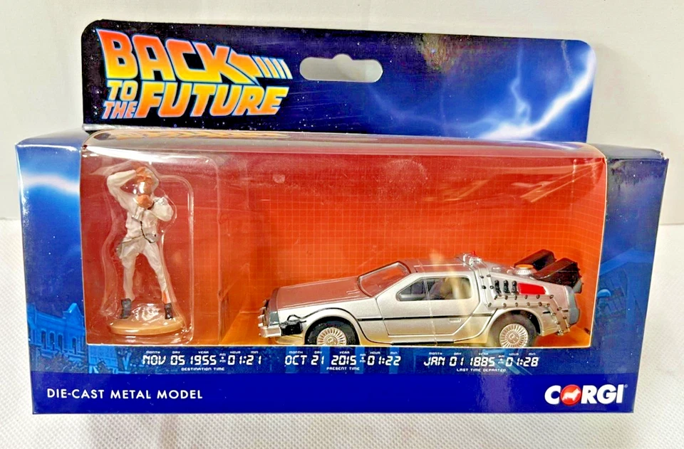 Corgi CC05503 Back to the Future DeLorean & Doc Brown Figure 1:36 Diecast Model — 第 1/4 张图片