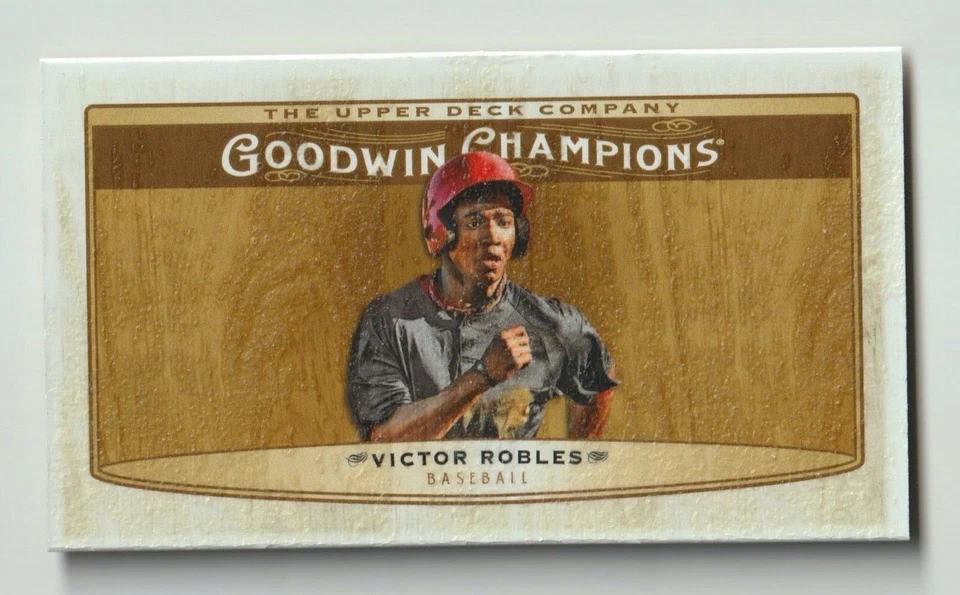 Victor Robles 2019 Upper Deck Goodwin Champions Lumberjack Wood Mini SP - Image 1 of 1