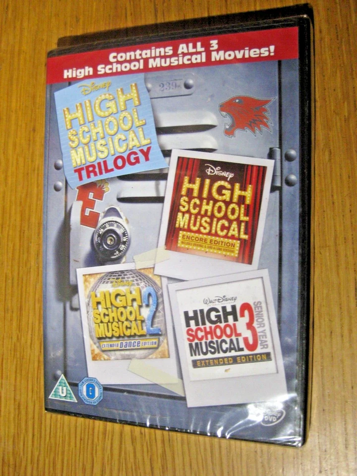 High School Musical -  1-3- DVD -  Zac Efron (2009) - BRAND NEW & SEALED - Image 1 of 1