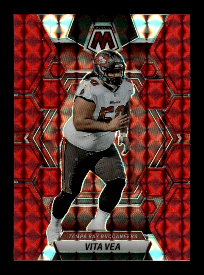 2023 Panini Mosaic Football Red Mosaic Prizms ~ Choose Your Card - Image 1 of 1