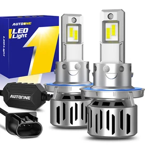 AUTOONE H13 LED Headlight Bulbs Conversion Kit High Low Dual Beam 6500K White B - Picture 1 of 10